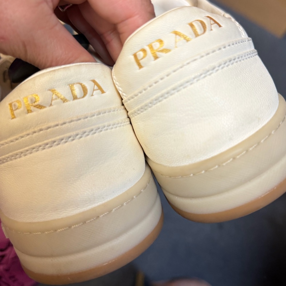 Prada downtown leather sneakers AUTHENTIC - Picture 3 of 14